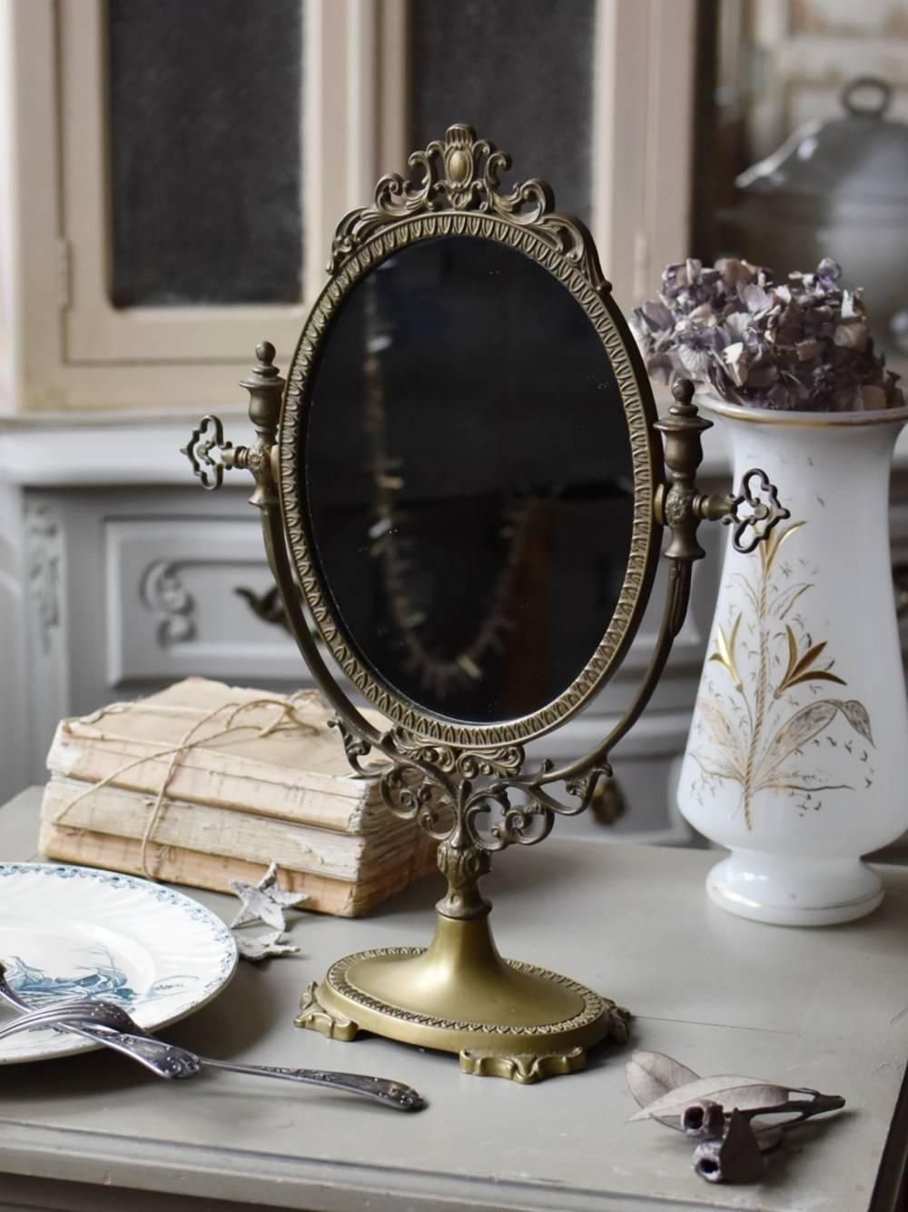 英国製 ヴィンテージ MERIDES パブミラー 鏡 アンティーク オシャレ