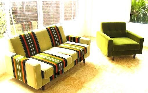 昭和レトロ|モケットソファ|1人がけ - 昭和レトロソファ・レトロ