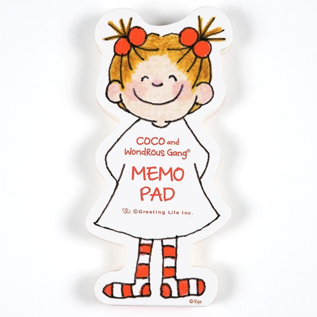 ココちゃん ダイカットメモ ココちゃん - PaperMint Online Shop