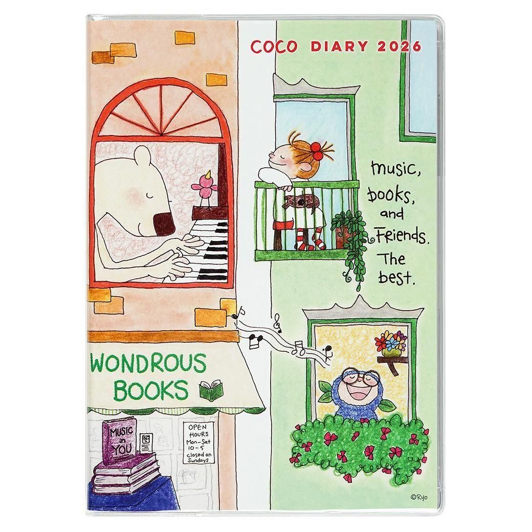 2026年 ココちゃん／サカモトリョウ手帳 B6ソフト - PaperMint