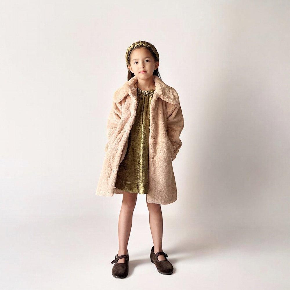 NORALEE キッズファーコート / Eloise Coat Antique