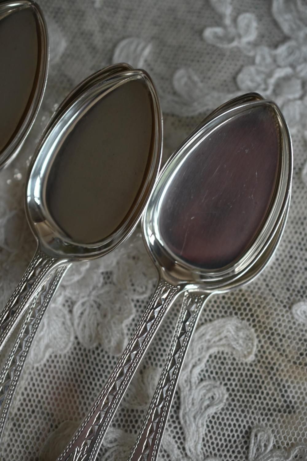 スターリングシルバー・マッピン＆ウェッブ・透かし細工のアイス