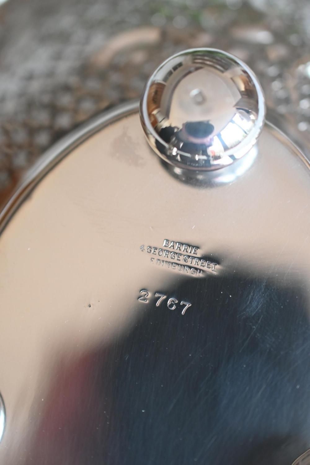 1896年 スターリングシルバー 細かな透かし細工とダリアのようなお花の