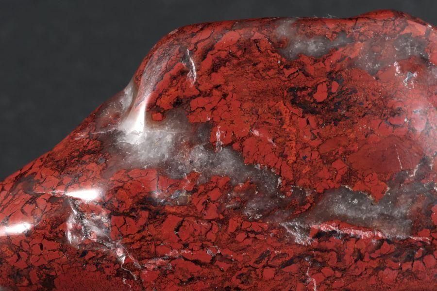 佐渡の赤玉石 原石 磨き 271g｜天然石 原石 通販 キラリ石