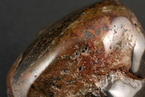 津軽錦石 原石 磨き 303g｜天然石 原石 通販のキラリ石