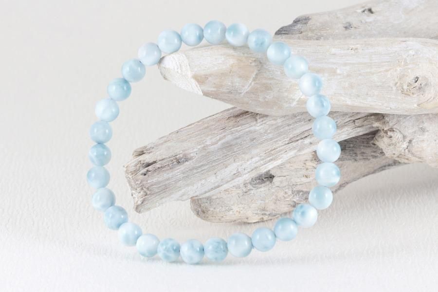 ラリマー6mm玉ブレスレット｜天然石 通販 キラリ石