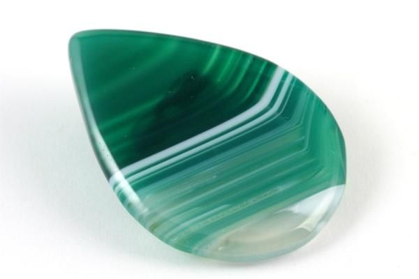 天然石ブローチ グリーンアゲート(しずく型)｜天然石アクセサリー通販