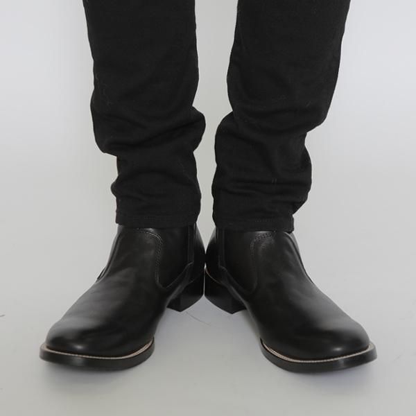 RUDE GALLERY ] サイドジップブーツ / SIDE ZIP BOOTS (black