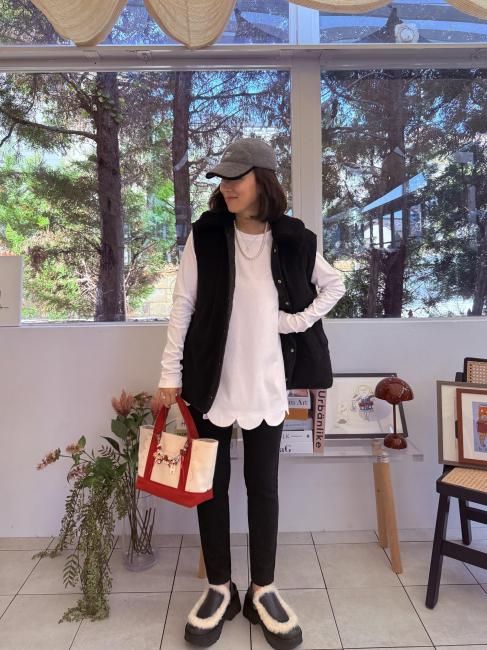 在庫調整】scallop argan tunic【2色展開】※順次発送予定 - RosyMonster