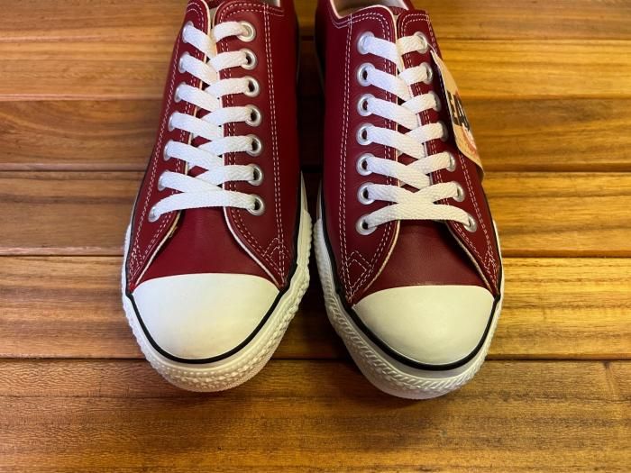 Converse,90s,MADE IN USA,ALL STAR,RED,OX,LEATHER,US9,DEAD STOCK!!