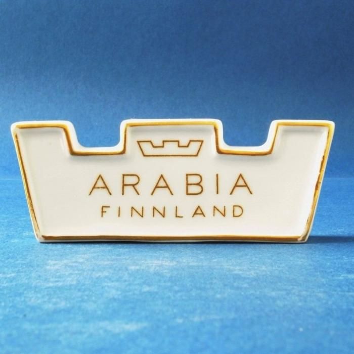 ARABIA/アラビア｜ARABIA FINNLAND｜ディーラーサイン（小/金）｜王冠