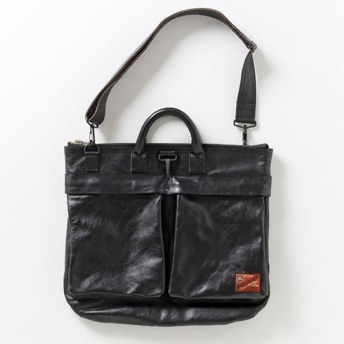 LEATHER HELMET BAG (DURABLE CODE 33 LEATHER EDITION) STORE EX.