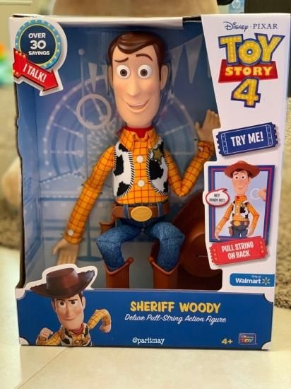 トイ・ストーリー4 ウッディ フィギュア Woody Deluxe Pull-String