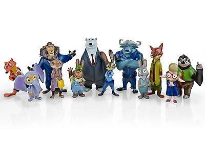 ズートピア ZOOTOPIA 【ニック ジュディ フィギュア セット 12pc