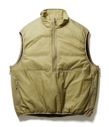 DAIWA PIER 39 TECH REVERSIBLE PULLOVER PUFF VEST [BEIGE] - Fresh