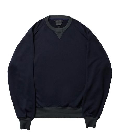 DAIWA PIER 39 TECH SWEAT CREW FREEDOM SLEEVE [DARK NAVY] - Fresh