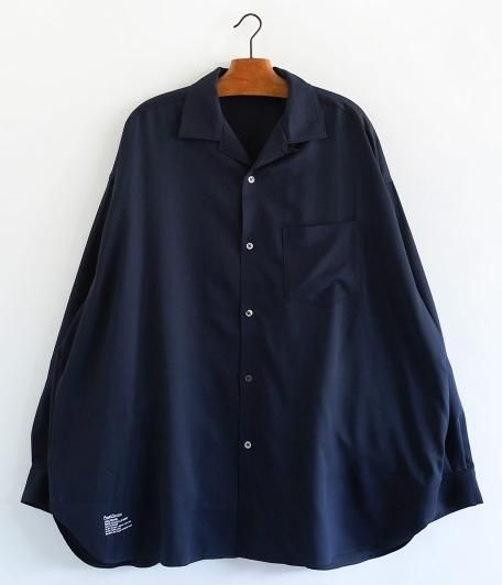 Fresh Service COOLFIBER OPEN COLLAR L/S SHIRT [NAVY] - Fresh