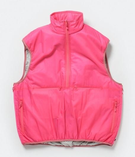 DAIWA PIER 39 TECH REVERSIBLE PULLOVER PUFF VEST [PINK] - Fresh