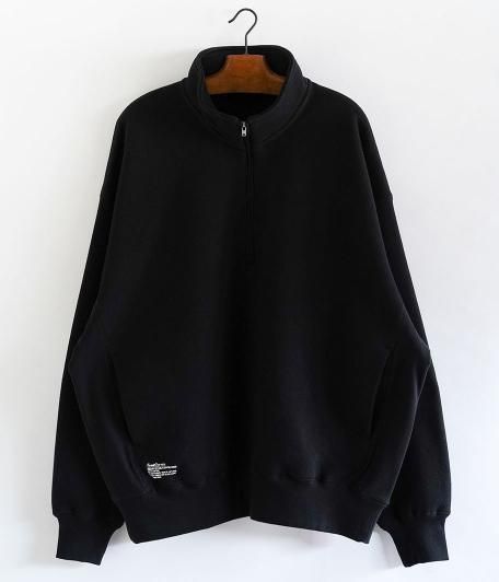 FreshService HEAVY OZ HALF ZIP PULLOVER [BLACK] - Fresh Service