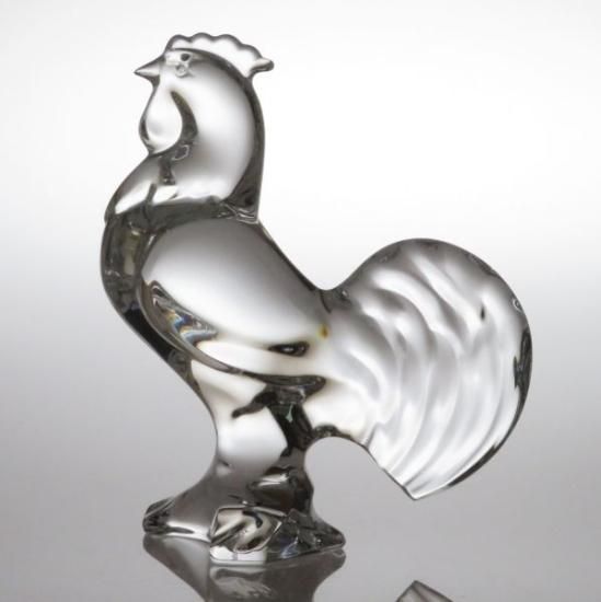 バカラ フィギュリン ○ ニワトリ 置物 クリスタル オーナメント鳥