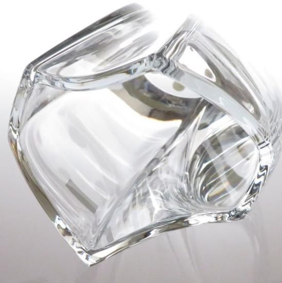 バカラ 花瓶 ○ ジベルニー ベース ヴェース 17.5cm クリスタル