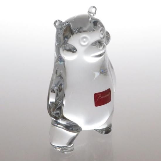 バカラ フィギュリン ○ くまモン 11cm 置物 インテリア クリア