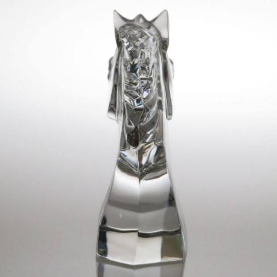 バカラ フィギュリン ○ 馬の頭 ホース ヘッド クリスタル 午 ウマ