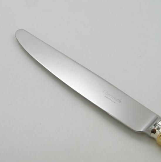 クリストフル ナイフ ○ アリアゴールドリング テーブル ナイフ