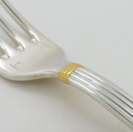 クリストフル フォーク ○ アリアゴールドリング テーブル フォーク