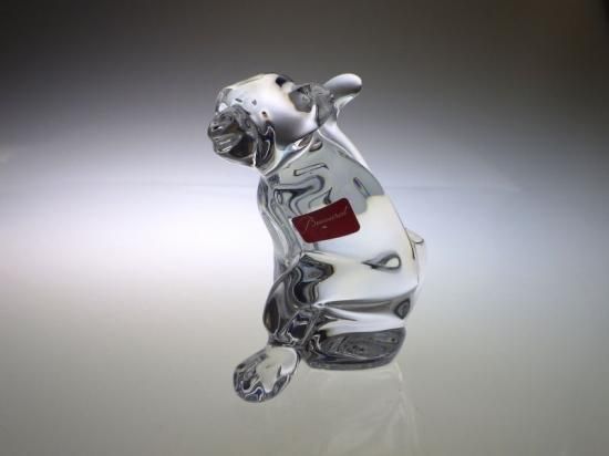 バカラ フィギュリン ○ 置物 サル オーナメント 十二支 申 クリスタル