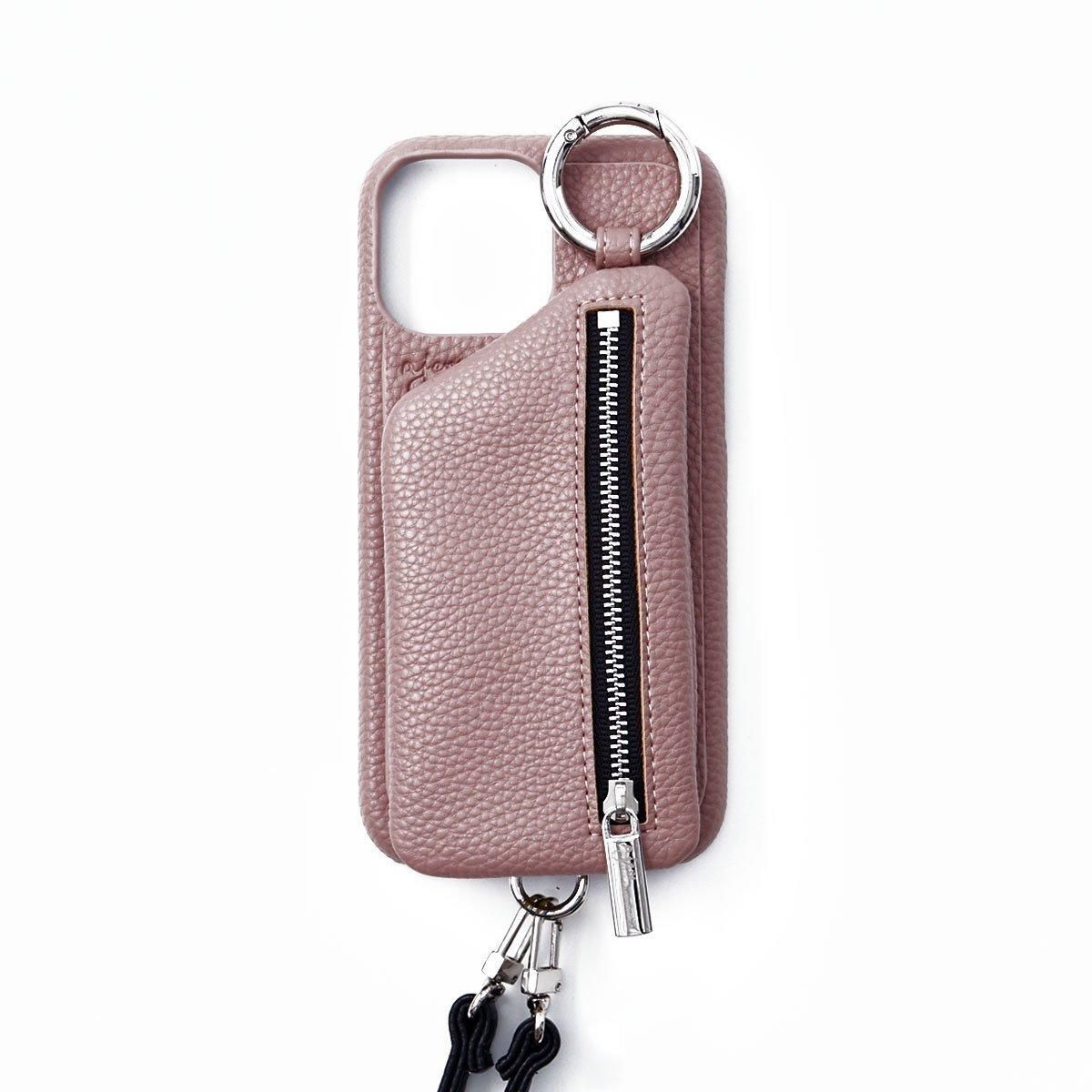 cadenas zipphone case | iPhone14Pro / pinkbeige - ajew