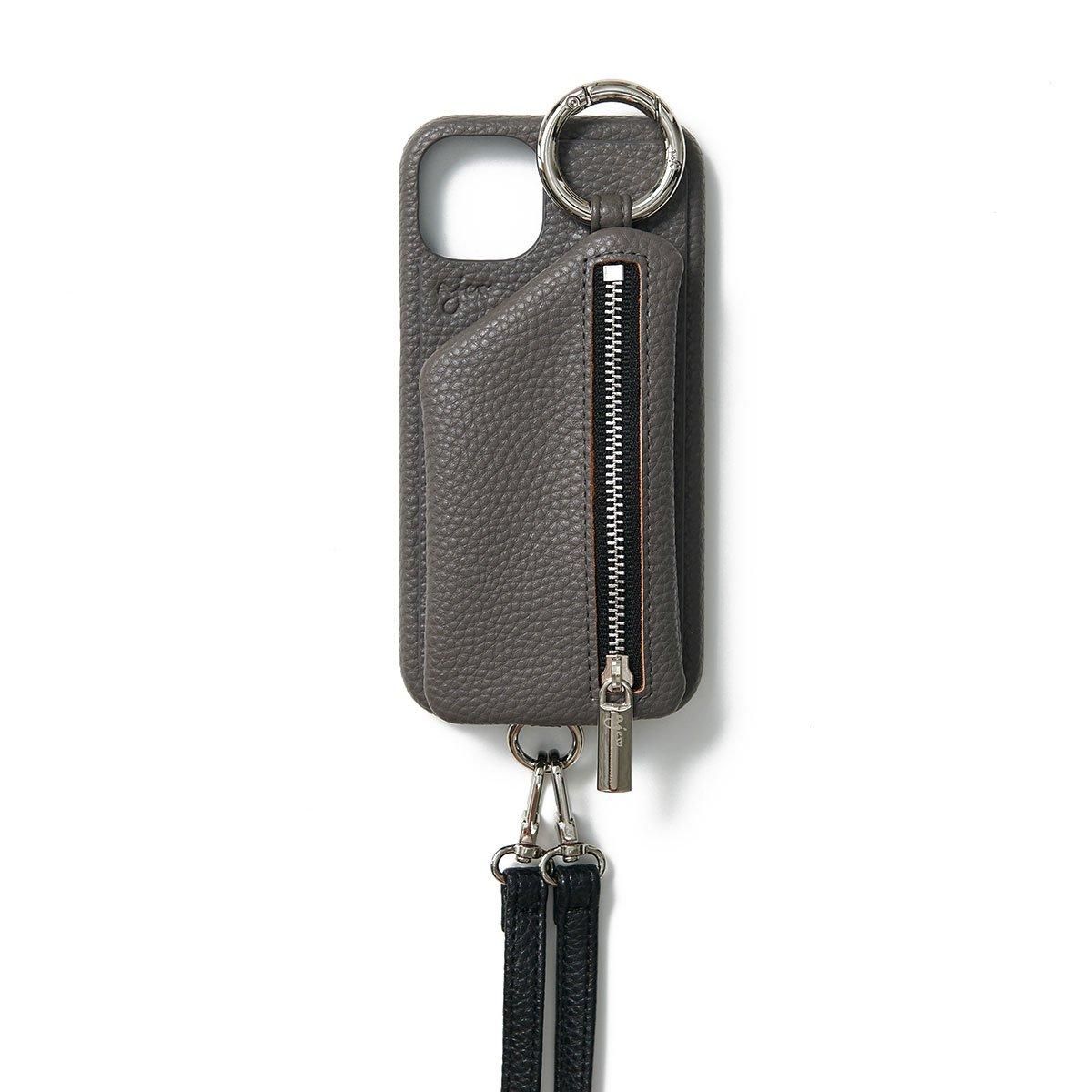 cadenas zipphone case | iPhone15 / gray - ajew