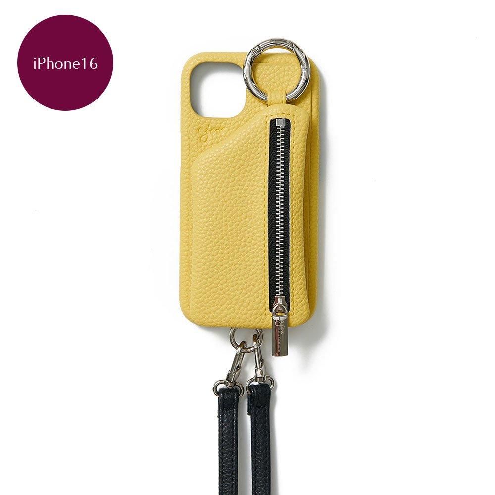 cadenas zipphone case | iPhone16 / yellow - ajew