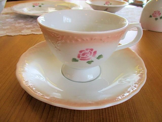 マニーローズ シュクレ・ド・ローズ カップソーサー - 「フランス雑貨