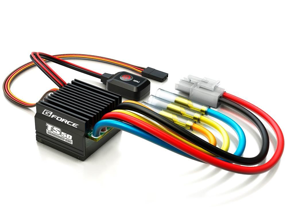 G0089・G FORCE製 TS 50A ESC Type-C（センサー付ブラシレスモーター