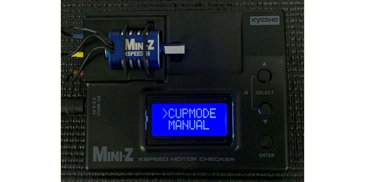 MZW124・京商製 X-SPEED MINI-Z モーターチェッカー - YYラジコン