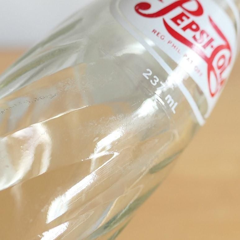 ☆3】ヴィンテージ ペプシコーラ瓶 237ml - ヴィンテージ輸入食器店 3DROPS