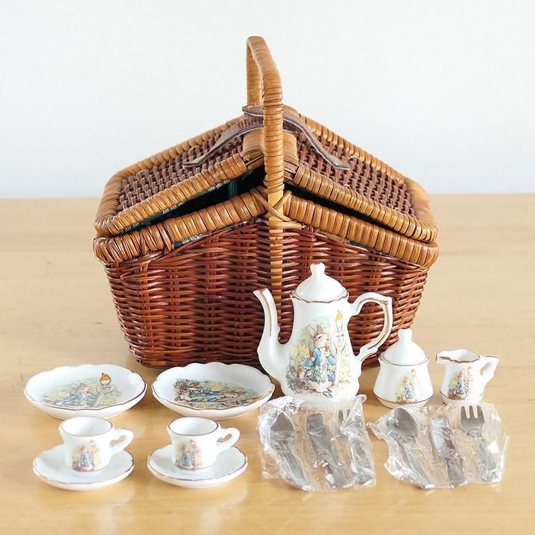 ☆4】ロイター・ポーセリン ピーターラビット ミニチュアピクニック