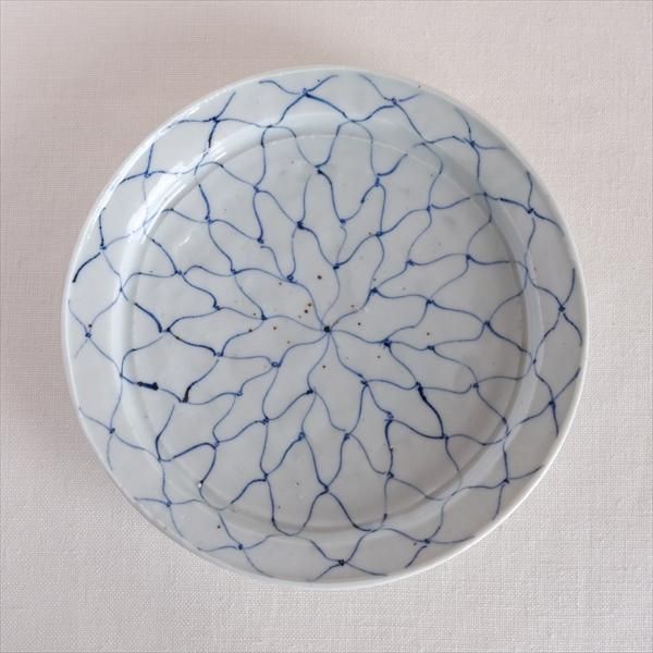 染付6寸皿網目図 - 宙 SORA