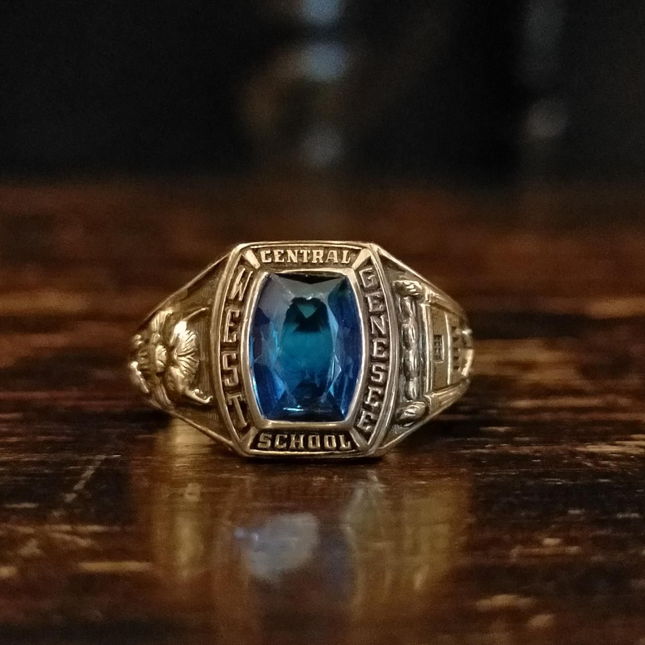 USA製1971年BALFOUR社ヴィンテージWest Genesee Central Schoolメンズ