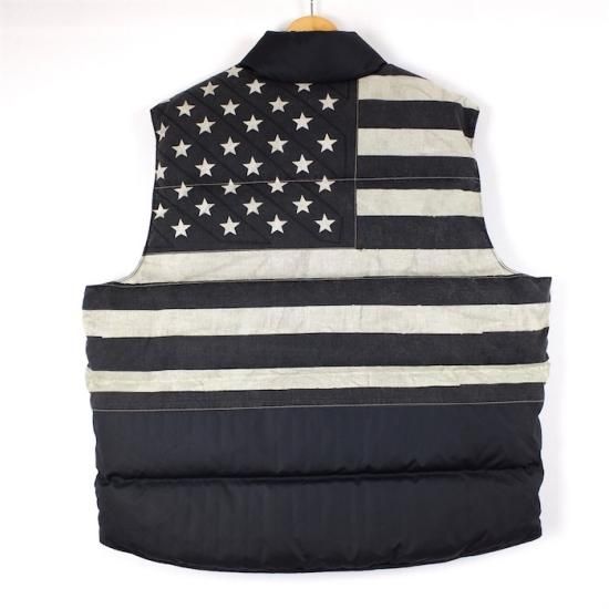 デニム＆サプライ ラルフローレン ダウンベスト メンズUS-XXLサイズ
