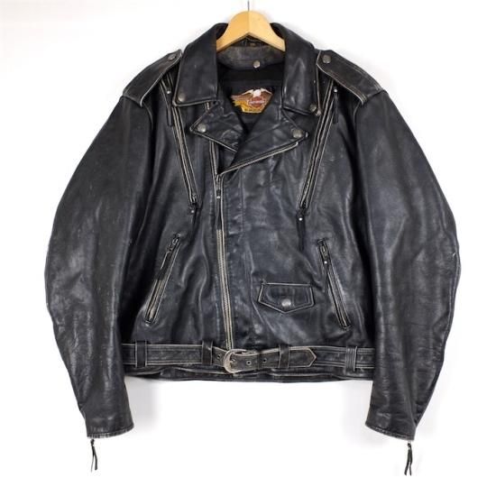 ハーレーダビッドソン レザーダブルライダースジャケット メンズUS-2XL