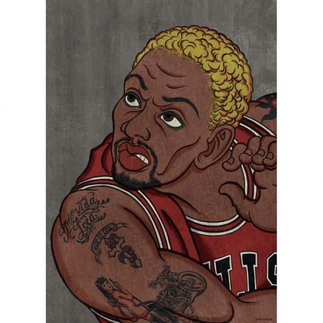 APPLEBUM アップルバム “WORM” 浮世絵 A1 POSTER - BLACK SUGAR