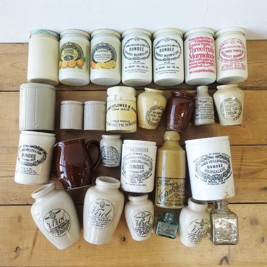 イギリス ヴィンテージ DUNDEE ダンディー マーマレードジャー ミルク