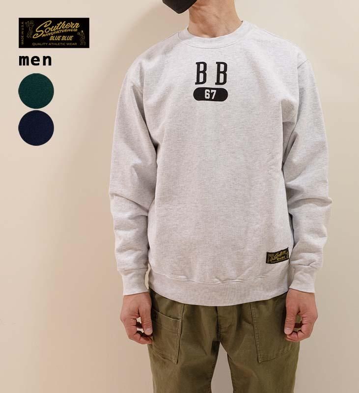 SOUTHERN MFG CO. BLUEBLUE BB 67 men クルーネック スウェット 100821