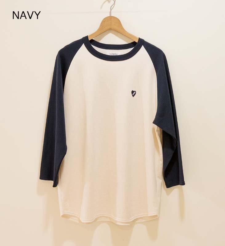 ハリウッドランチマーケット ハートインワッペン 2トーンベースボール