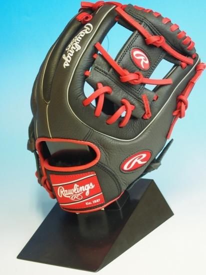 ○USA Rawlings ローリングス Select 黒赤○内野手用遊撃手○右投 野球