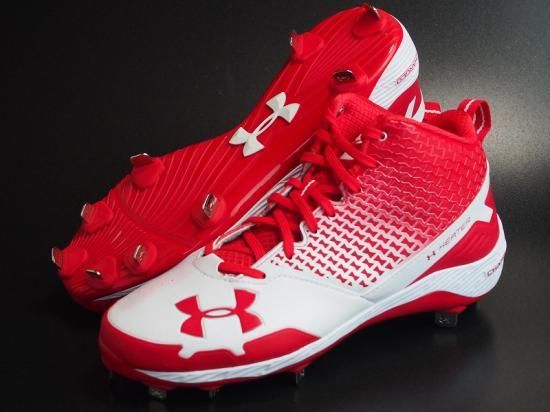 ○Under Armour アンダーアーマー Heater Mid ST○野球スパイク 金具