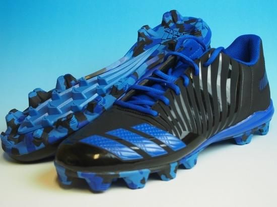 ○adidas アディダス Icon MD○野球スパイク ポイント○黒青