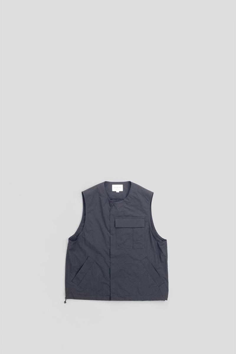 STILL BY HAND][スティルバイハンド][C/N CREW NECK VEST][VE01252][BLACK]